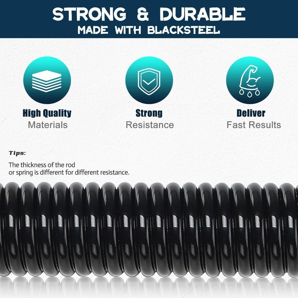 Foldable Spring Bar Resistance Bend Bar 20-60kg Arm Trainer Man Arm Exerciser Gym Equipment