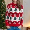 Christmas New Autumn/Winter Casual Knitted Woolen Women's Trendy Loose Soft Glutinous Hoodie 3514 KTB