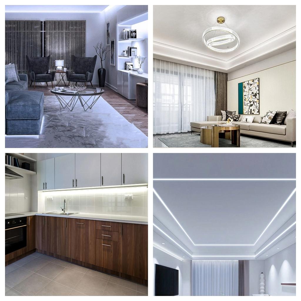 1PC Battery Box Strip Light Battery Powered LED Strip Light Suitable For Wardrobes Stairs Storage Rooms Counters Cabinets Beds