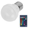 RGB+W Light Bulb 3W E27 Remote Control Color Changing Lamp Home Decoration 85265V