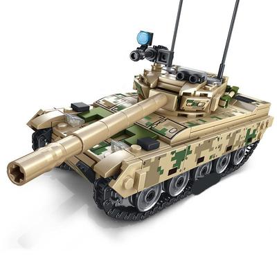 105562 Jagged Reloaded Military VT-4 Main Battle Tank Boy Smontované a vložené hračky ze stavebnic z malých částic