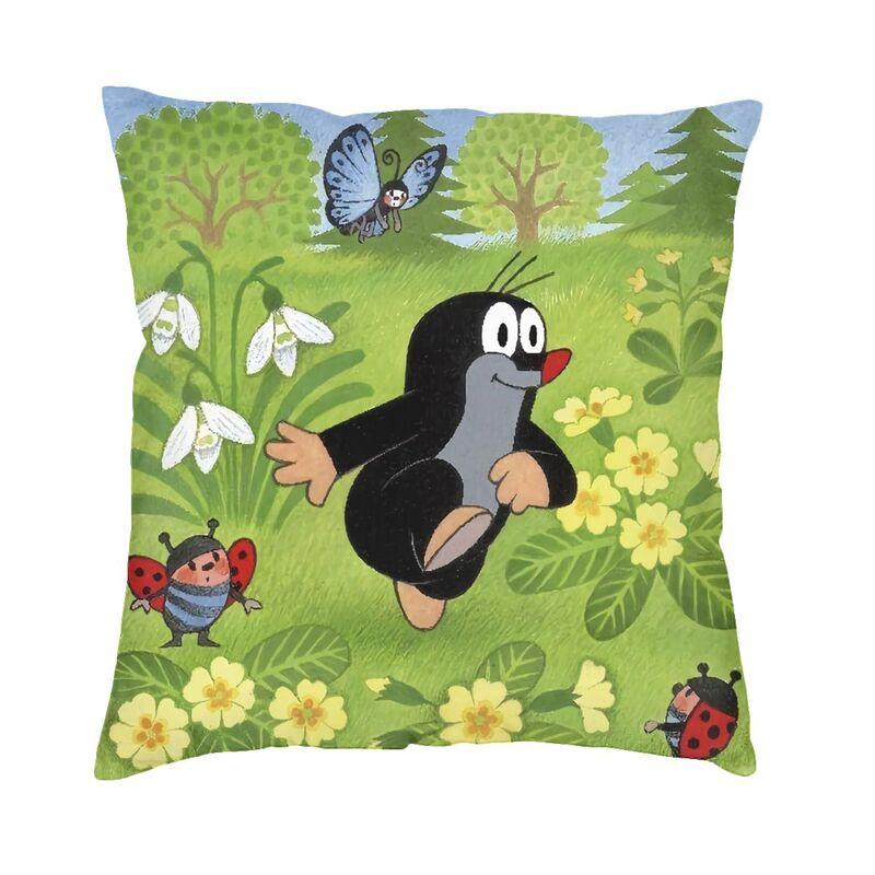 

Fashion Czech Cartoon Comics Krtek Mole Throw Pillow Case Home Decor Custom Square Cushion Cover 40x40cm Pillowcover Living Room 30x30cm 12x12in