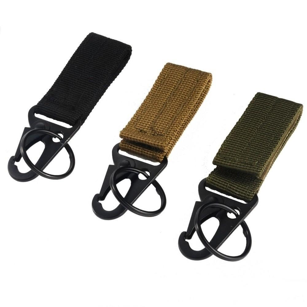 High Strength Key Hook Nylon Webbing Buckle Outdoor Belt Buckle  Camping Hiking Accessories