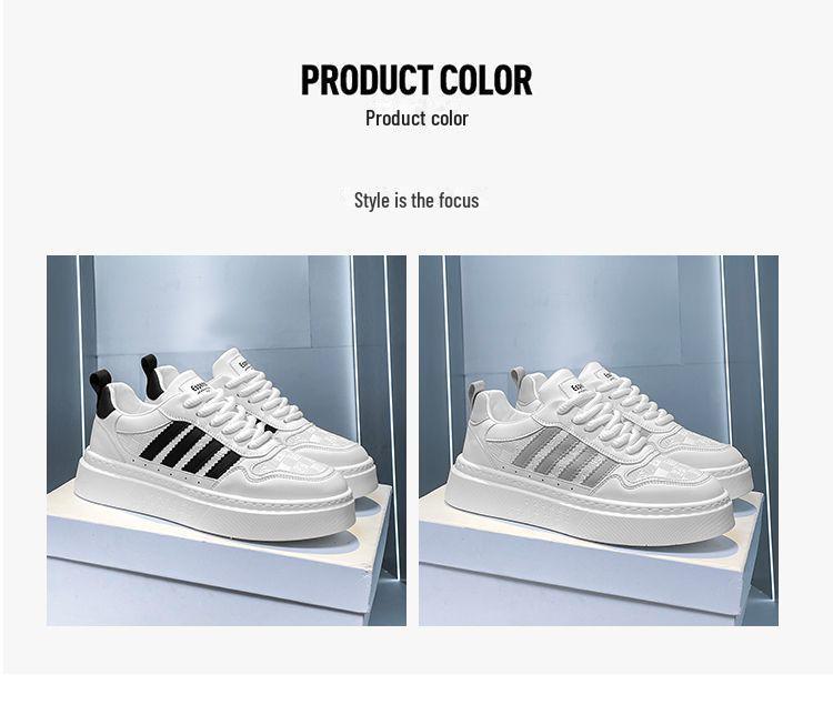 Adidași Casual de Toamnă Albi pentru Bărbați 2025: La modă, Respirabil, Tendință Sportivă Universală pentru Studenți