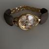 Niche High-end White Women's Watch Leopard Print Expensive Design Tortoiseshell Retro Simple Quartz Watch