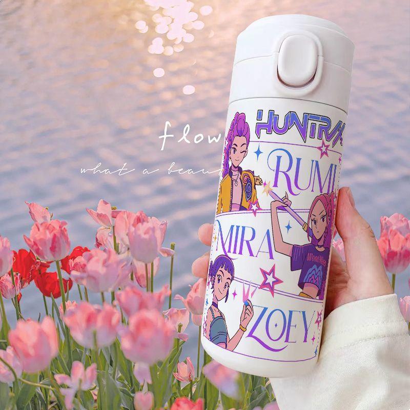 Kpop Witch Hunt Team Insulated Cup, Stainless Steel Large-capacity Water Cup, Children's Lightweight and Portable, High Appearance Level Water Cup