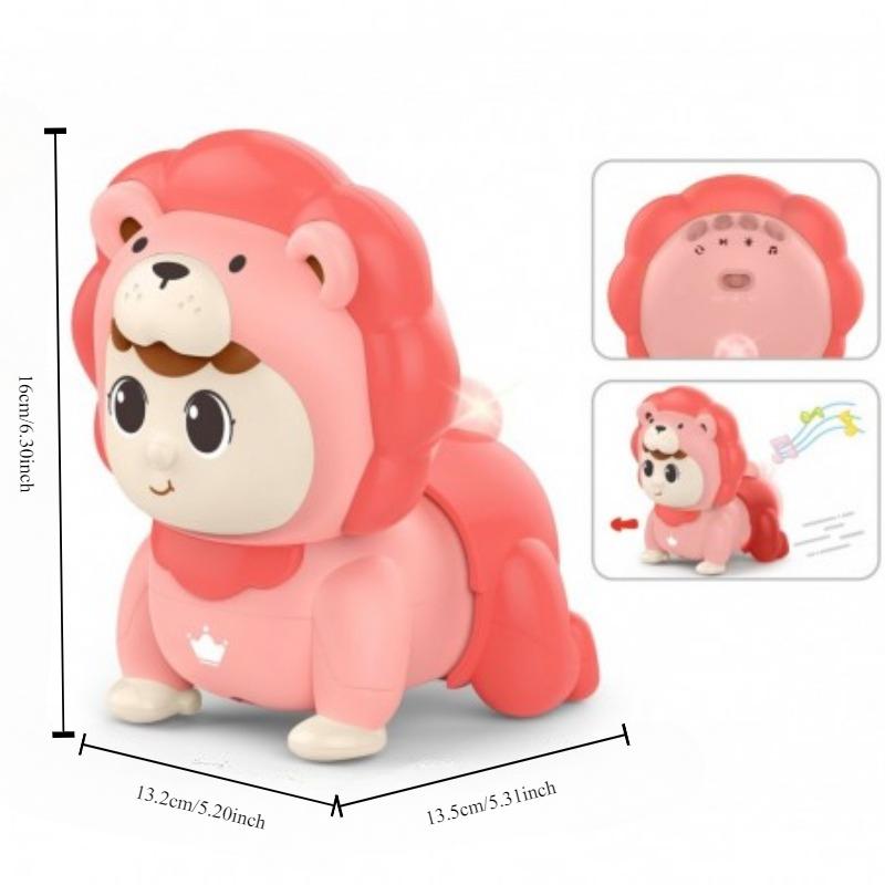 Tartaruga Musical Bebê Engatinhando Brinquedos Brinquedos para Barriguinha com Luz e Som Brinquedo Educacional Infantil Presentes de Aniversário para Menino Menina