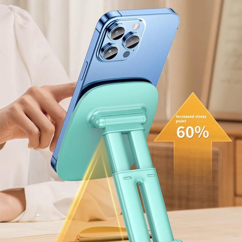 Foldable Cellphone Holder Universal Mobile Phone Tablet Cradle Angle Height Adjustable Tabletop Phone Support Holder