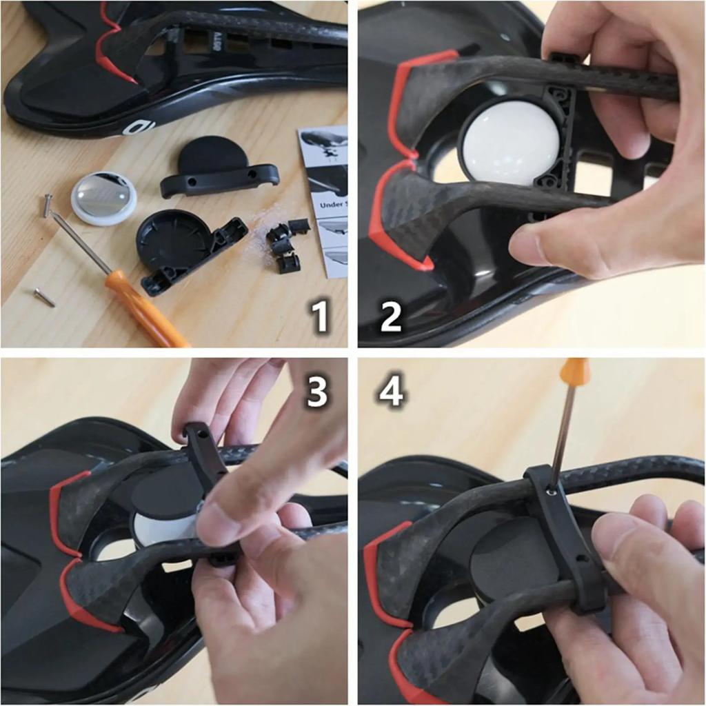 Mini Bike Holder Bracket Protective Air Tag Anti-theft Gps Tracking Bicycle Water Bottle Mount Protect Slelf For Airtag