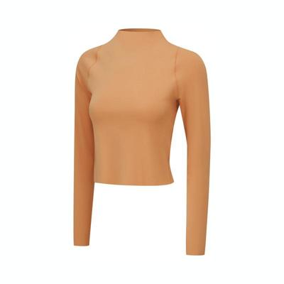 Inf Df Ls Top Sports Comfortable Fashion Long Sleeve T-Shirt Women Tops Orange FN3023-856