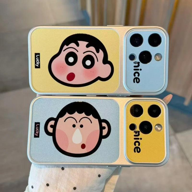 Color matching Panghu Xiaoxin is suitable for Apple 11Promax mobile phone case iPhone11/11/11 large window 11 cartoon
