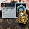 Thai Buddhist Four-Faced Diamond Shell Buddha Wat Bang Phra Card - Genuine Original Temple Brand
