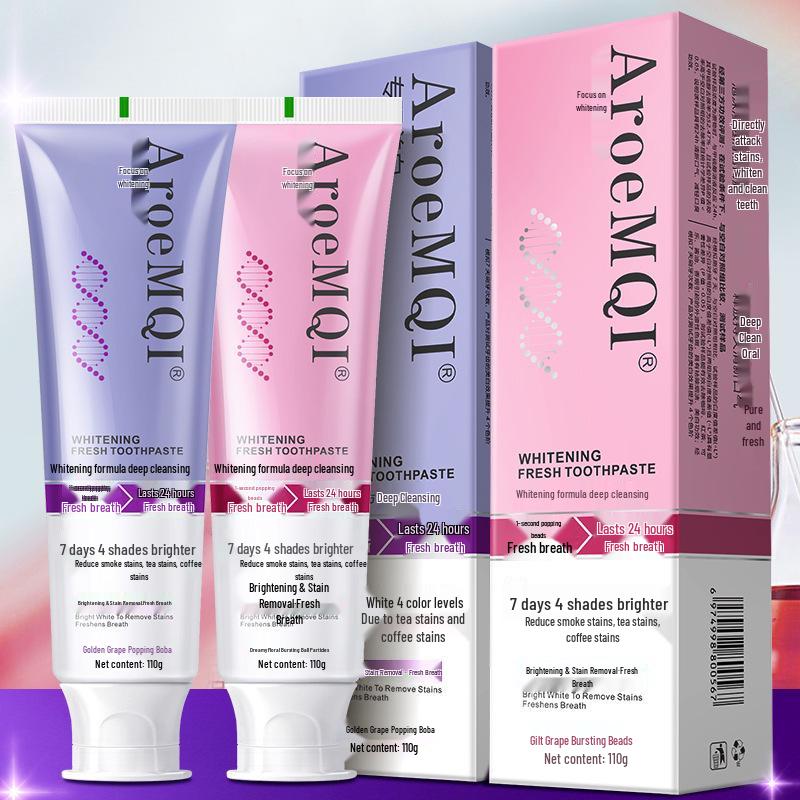 One-Second Burst Bead Whitening Toothpaste - Color Repair, Stain Dissolving, Fresh Breath