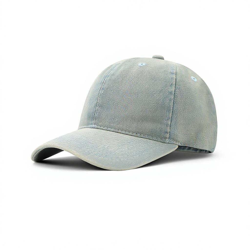 Cross-border Sunshade Face Shown Small Cap Washed Old Minimalist Cowboy Hat Custom Printing Embroidered LOGO Baseball Cap 100%
