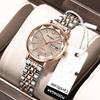 Top Brand New Waterproof Luminous Women's Watch Double Calendar Quartz Luxury Fashion Watch