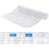 88x40 Verlängerte Badewannen-Antirutschmatte PVC Saugnäpfe Badezimmer-Antirutschmatte Rutschfeste Fußmatten Bodenmatten