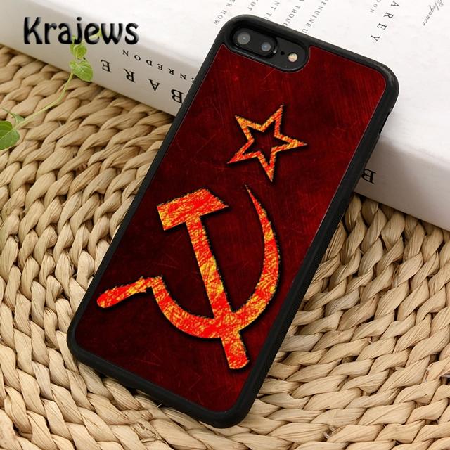 Krajews CCCP Soviet Union Russia Soft Phone Case Cover For iPhone 17 Air 16 15 14 plus 11 12 13 pro max coque Fundas