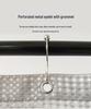 European and American Diamond Waffle Waterproof Mildew-Proof Shower Curtain for Bathroom or Toilet Door