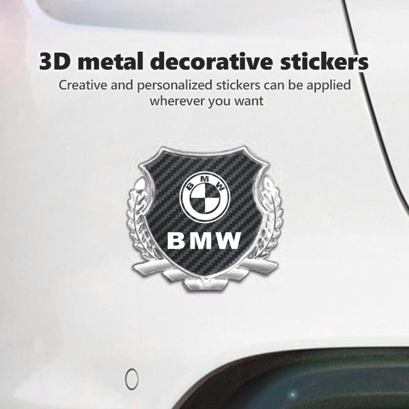 Car Body 3D Stickers Wheat Ears Styling Emblem Decals Decoration For BMW M 1 3 4 5 6 7 Series M3 M6 F01 F02E34 E36 E70 F10 X6 X1