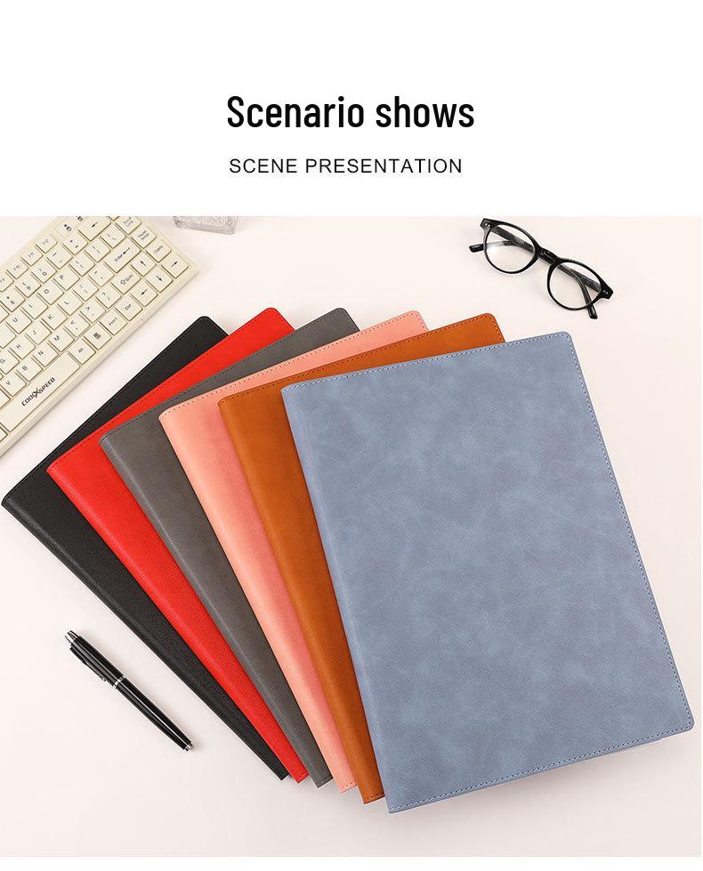 Business Data Archive: A5 Contract & A4 Conference Leather Folder with Multifunction Manager Clip Pad.