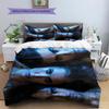 The Vampire Diaries Pattern Bedding Home Decoration Birthday Gift (1 * Duvet Cover + 2 * Pillowcase, Without Core)