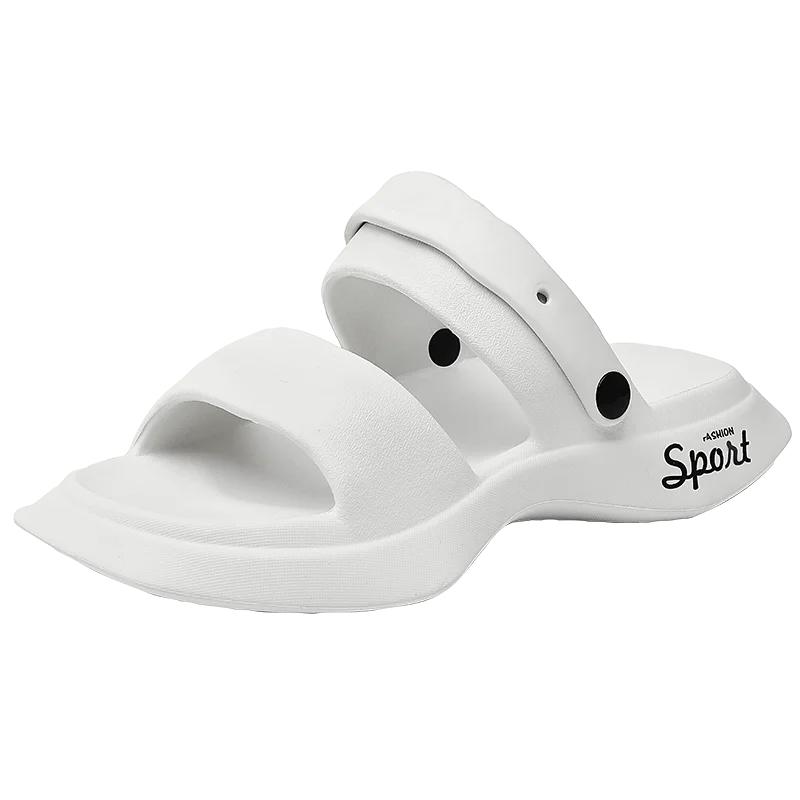 Design Outdoor Sandals Beach Casual Shoes Soft Slides Women Flip-flops Indoor Slippers High Quality 2025 Summer Men Slippers