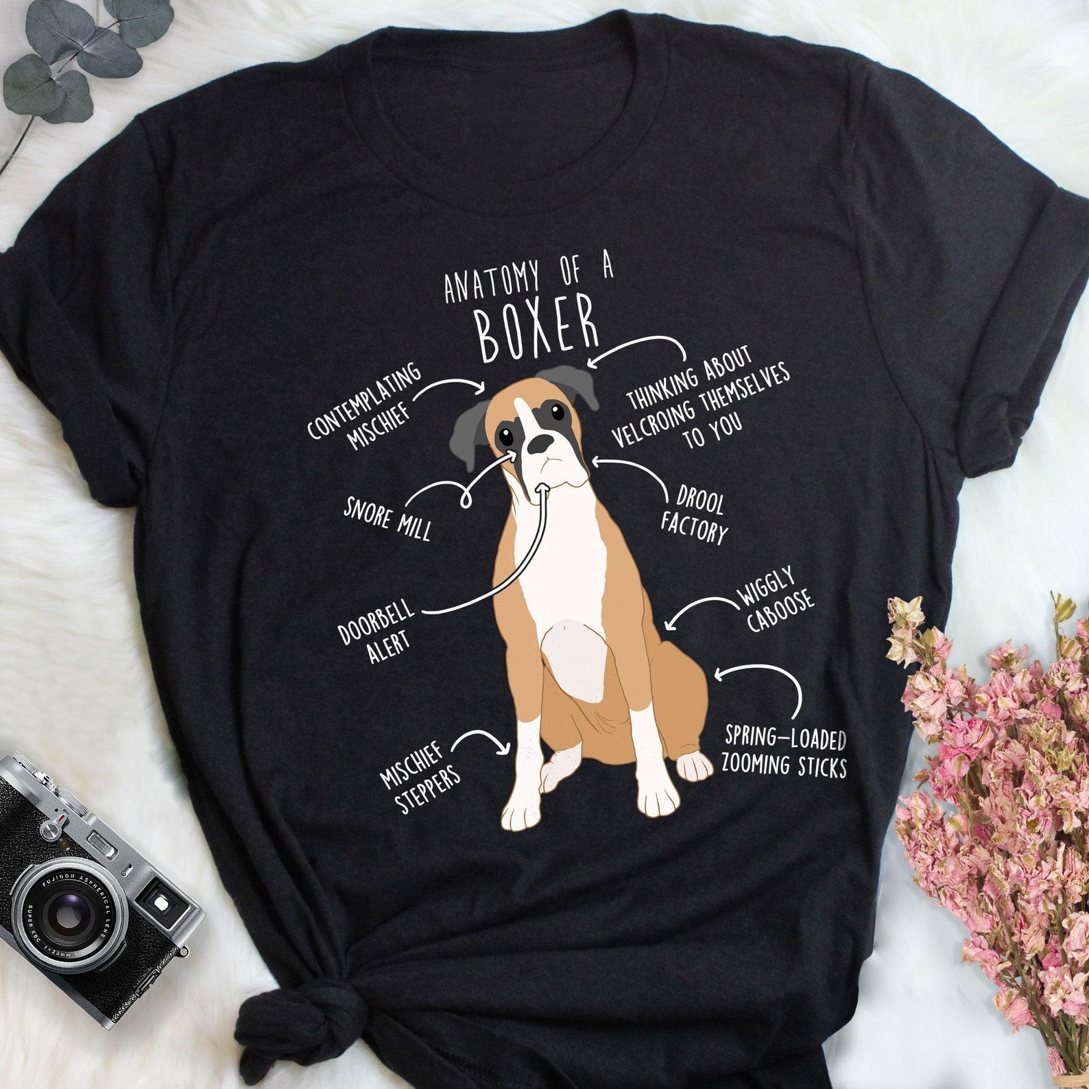 Fawn Boxer Dog Shirt, , , Funny Dog Lover Gift, Flashy Boxer Mom, Boxer Dad, Cute Dog T-shirt, Pet Tee, Animal Lover 140