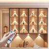 Luce Notturna LED 3 Colori Ricaricabile Type-C Telecomando Wireless Lampada Sottopensile per Cucina Armadio Camera da Letto