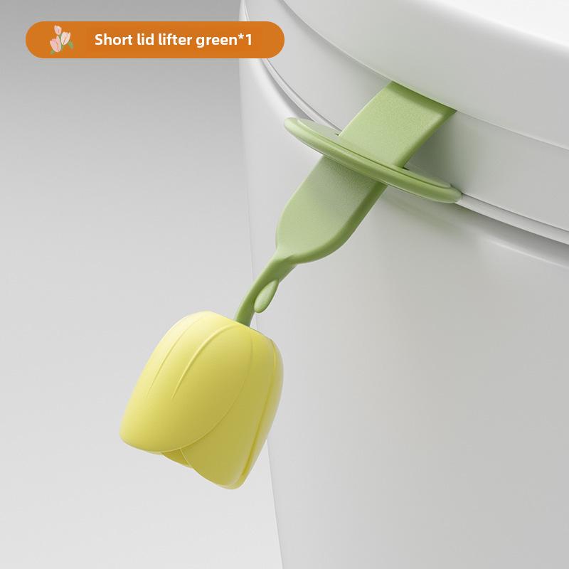 Poignée de levage de couvercle de toilette anti-salissure créative
