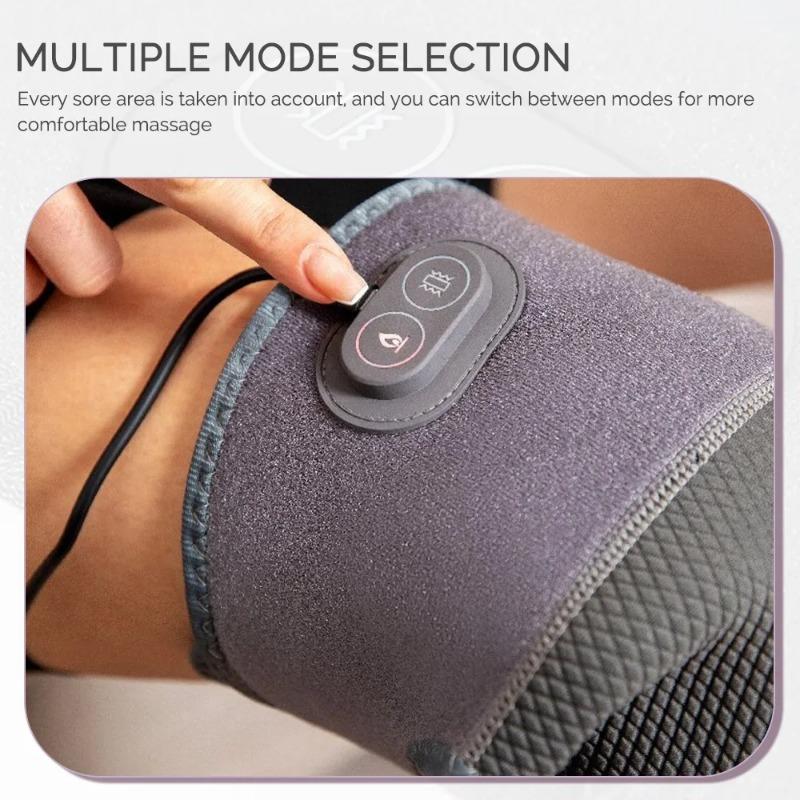 2026 New Gift Electric Knee Massager Shoulder Elbow Massager 3 Modes Vibration Knee Massager Knee Relaxation Air Pressure Kneading Massage