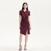 VEROMODA V-Neck Slim Mid-Length Dress