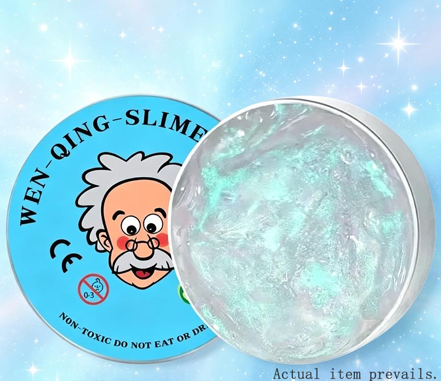 Neue Stressabbau-Spielzeuge Alter Mann Flüssiger Squishy Transparenter Kristall-Schleim Flauschiger Schaum-Knete Kinder Sicher Hüpfender Dehnbarer Farb-Schleim