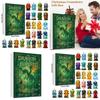 Dragon Christmas Advent Calendar With Animal Acrylic Hangings For Holiday Decor