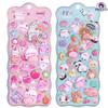 Conjunto de 3 Adesivos Decorativos 3D de Bumbum Squishy Bumbum Brilhante para Meninas, Materiais para Artesanato Squishy para Crianças e Adultos, Adesivos de 6 Peças, Adesivos, DIY, Recompensa,