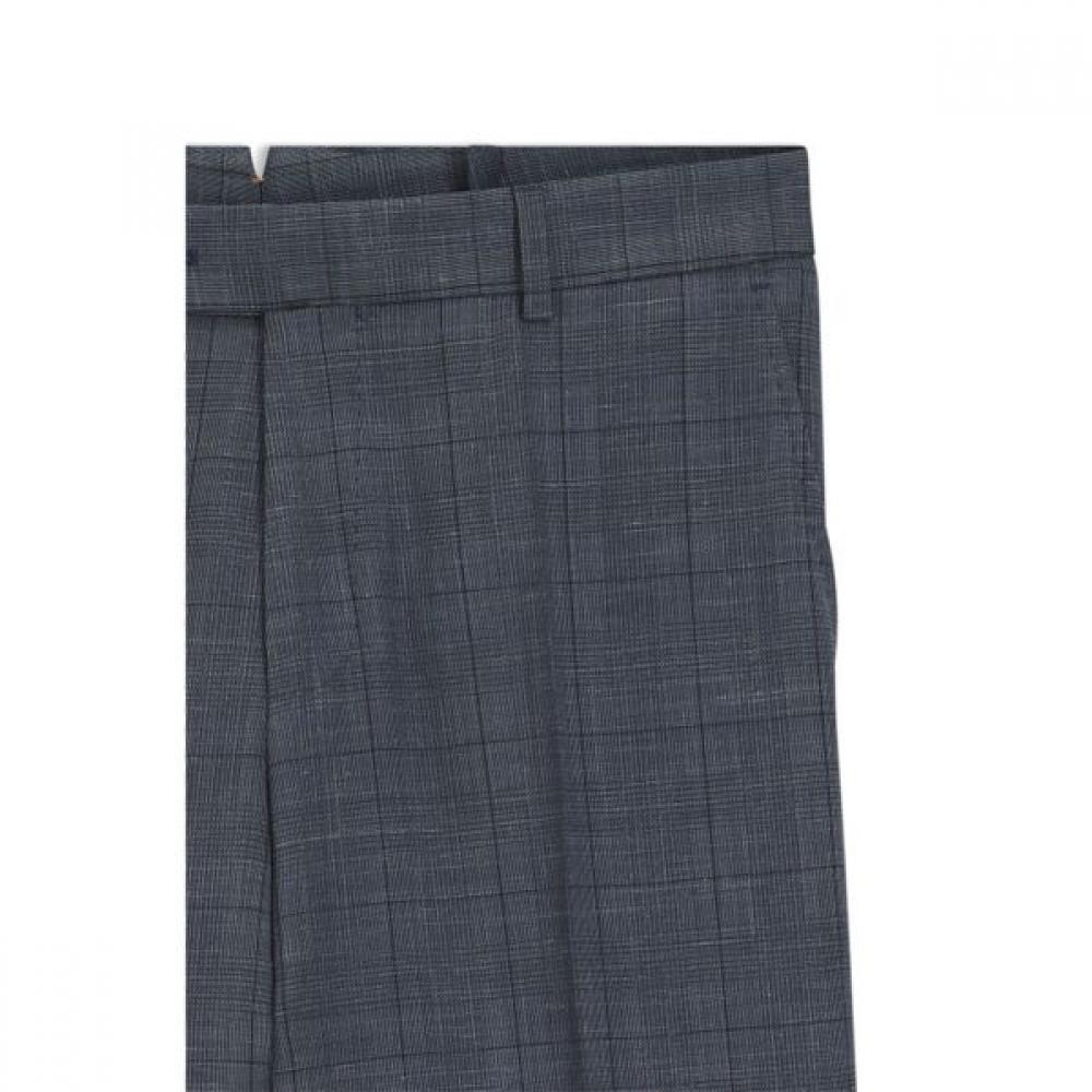 Boss Slim Fit Silk Blend Pants Dark Blue 50560807404 