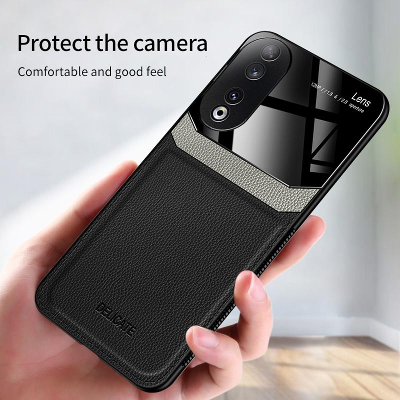 For Honor 90 Pro Phone Pouches Luxury Leather Texture Shockproof Case Cover Honor 80/Honor 80 SE/Honor 80 GT Back Caso Honor 90