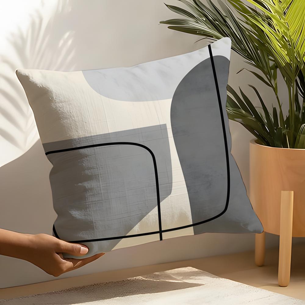 Abstract Geometric Modern Boho Pillow Case Linen Cushion Covers For Decorative Sofa Home Pillows Case Car Chair Pillows Cases