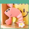 Egg Plush Shrimp Toy Cartoon Stuffed Doll Bedroom Decoration Cute Kids Gift