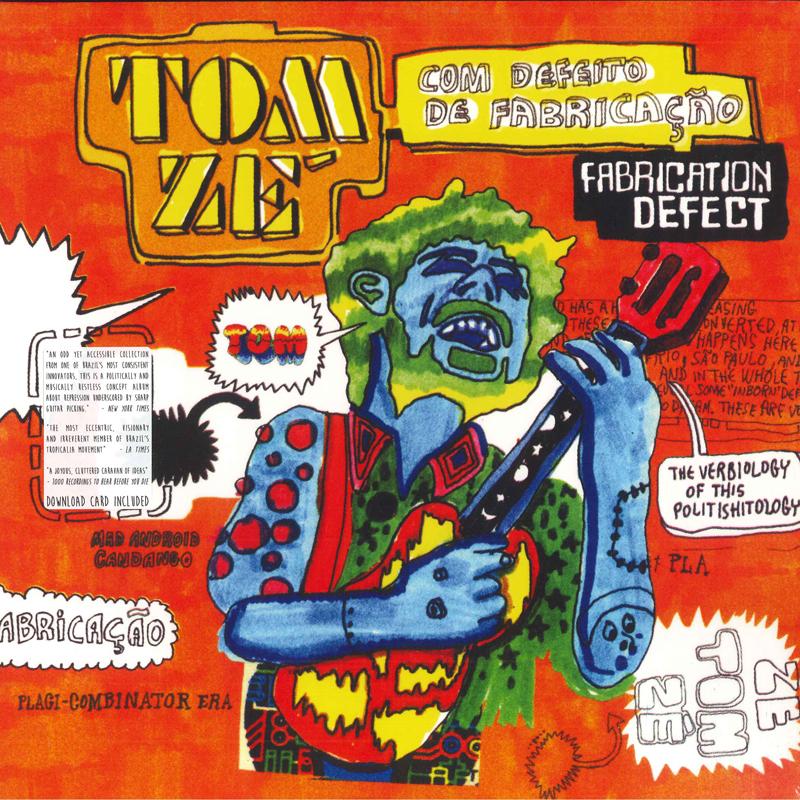

LP Record TOM ZE - Fabrication Defect 680899003315 Luaka Bop 2016 US Latin