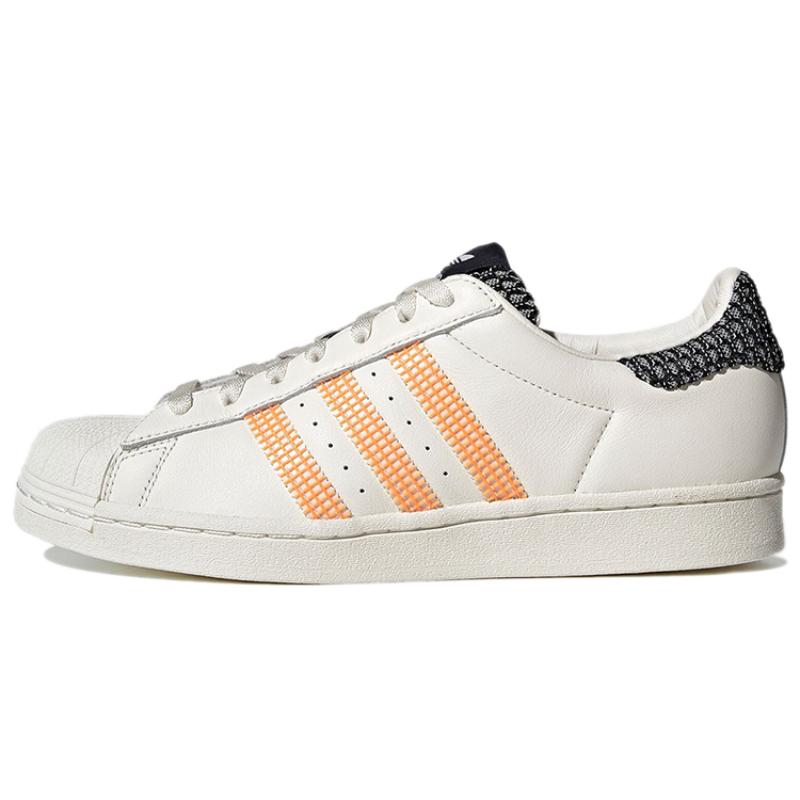 Adidas Superstar 'Off White Orange Rush' Sneakers GZ4376