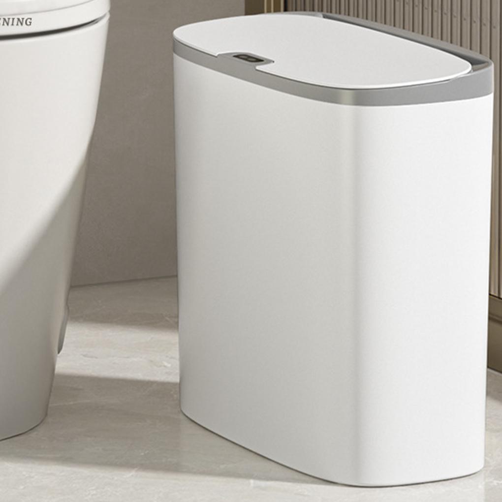 Waterproof Sensor Automatic Bathroom Trash Can Convenient And Eco-friendly Solution Slim Garbage Can