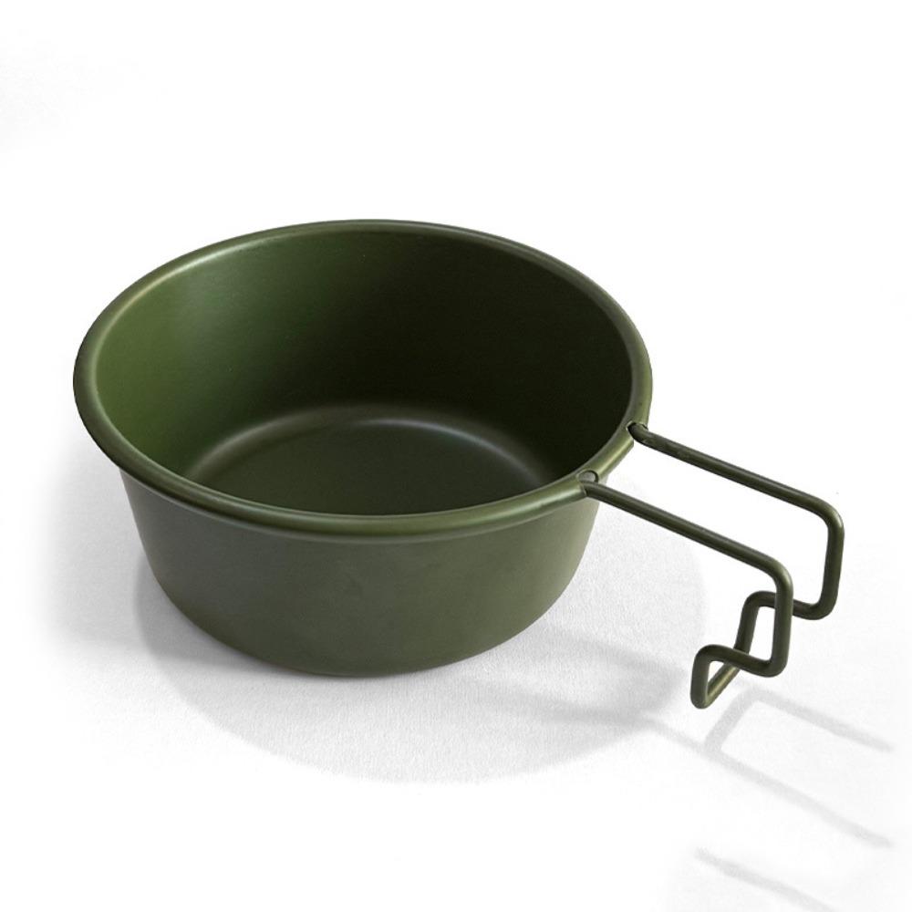 

Lightweight Folding Snow Bowl with Storage Bag Portable Picnic Bowl Outdoor Activities Green