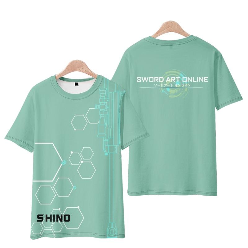 Sword Art Online AnimeT-Shirts Men Women Tee Shirt Short SleeveT Shirt Plus Size Tops