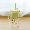 Shanzhongshan Panda Tea Infuser Straw Glass Cup
