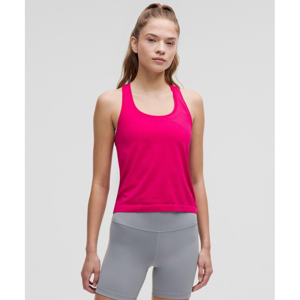 

Lululemon Swiftly Tech Racerback Tank Top 2.0 Waist Length Passionate Passionate 8