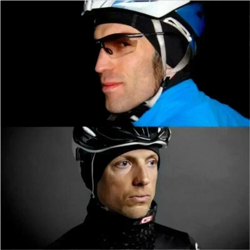 Motorcycle Cycling Cap Quick Dry Breathable Moisture Wicking Under Helmet Beanie Inner Lined Dome Sport Cap Motor Accessories