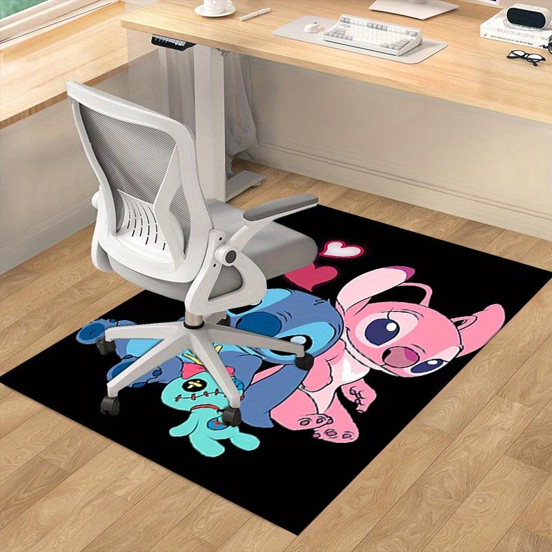 1pc. Cute Stitch and Angel Plush Toy Rug, Home Decor Carpet for Room, Office Mat, Outdoor Blanket Gift Ideaz0414267