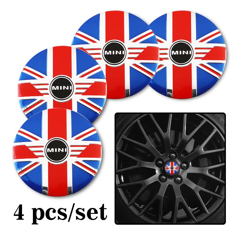 4Pcs Car Emblem Wheel Hub Center Cap Stickers Rim Badge Cover For Mini F54 F55 F56 F57 F60 R50 R53 R55 R56 R57 R58 R59 R60 R61 vhdsg88 7T