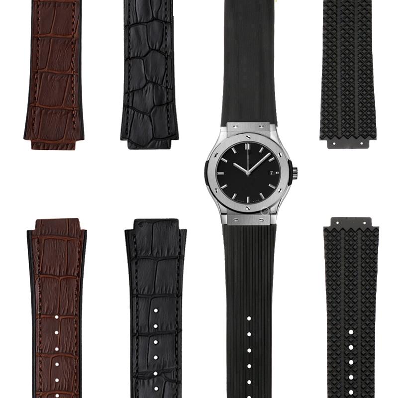 Armband für HUBLOT BIG BANG Silikon 26*19mm Wasserdicht Herren-Uhrenarmband Ketten-Uhrenzubehör Gummiarmband Armband