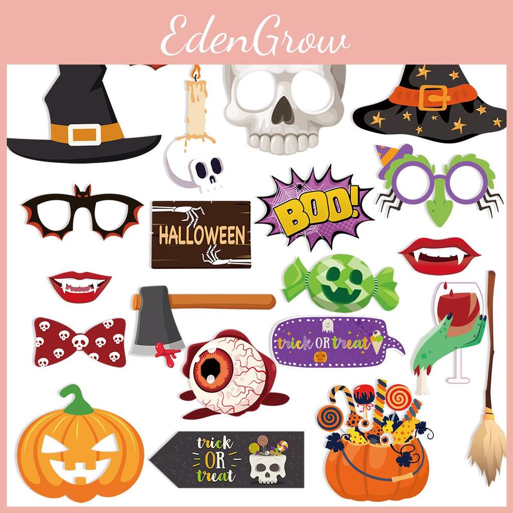 Halloween Party Photo Accessories With Paper Props For Venue Decoration And Fun Photos